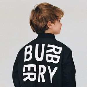 Burberry Black Bomber Jacket